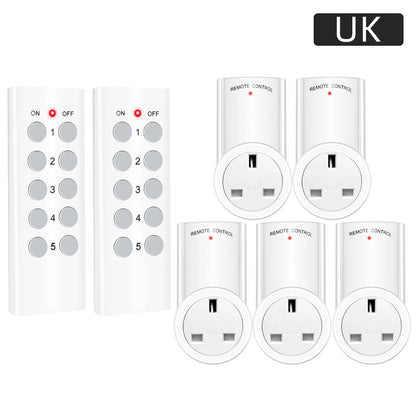Smart Socket RF 433mhz Wireless Remote Control Outlet Adaptor Wall Electrical Switch Home Lamp For Smart Home EU UK US FR Plug