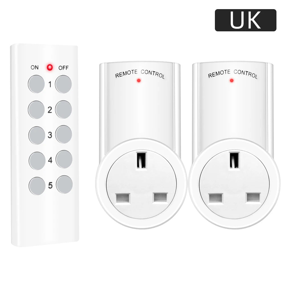 Smart Socket RF 433mhz Wireless Remote Control Outlet Adaptor Wall Electrical Switch Home Lamp For Smart Home EU UK US FR Plug