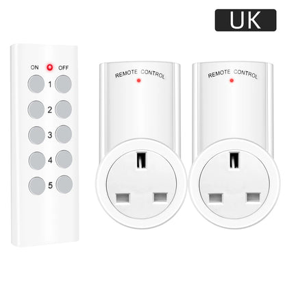Smart Socket RF 433mhz Wireless Remote Control Outlet Adaptor Wall Electrical Switch Home Lamp For Smart Home EU UK US FR Plug