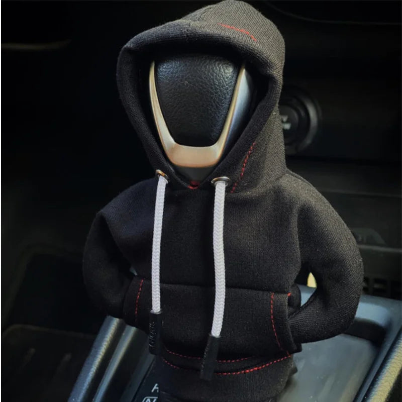 Gear Shift Hoodie, Gear Shift Cover, Universal Car Shift Knob Hoodie, Mini Hoodie for Car, Automotive Interior Cute Gadgets