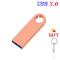 USB 3.0 Flash Drive Mini Metal Pen Dirve Memory Stick Storage Device Cle USB Stick Pendrive USB3.0 128GB 64GB 32GB 16GB 8GB 4GB