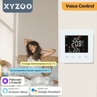 Tuya WiFi Smart Thermostat for Electric Floor Heating Water/Gas Boiler Temperature Remote Controller Google Home, Alexa, Yandex